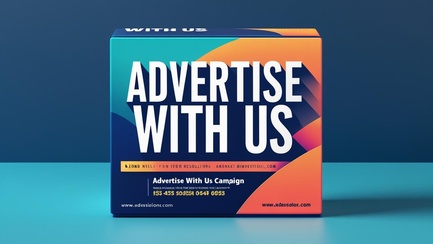 create a promo box image for advertise with us